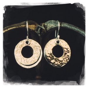 disc earrings workshop
